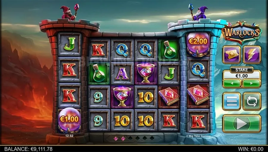 A screen showing a slot jackpot monitor with playtime statistics and analytics
